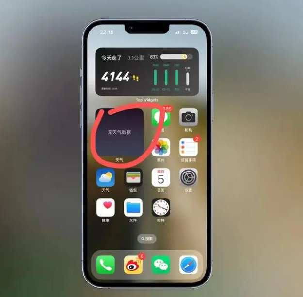 鹤岗苹果手机维修分享:iOS16主屏幕天气小组件无法正常工作怎么办？ 