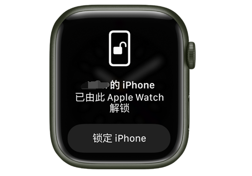 鹤岗苹果手机维修分享用 AppleWatch 解锁配备面容 ID 的 iPhone方法 